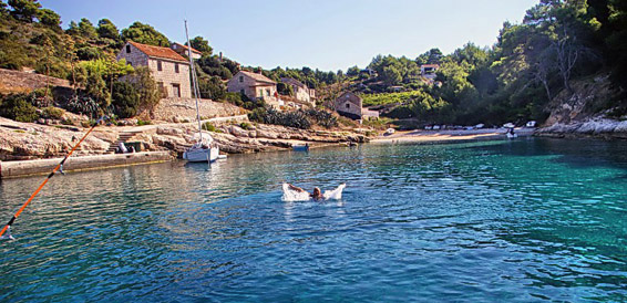 Bisevo Island, cruising region Central Dalmatia