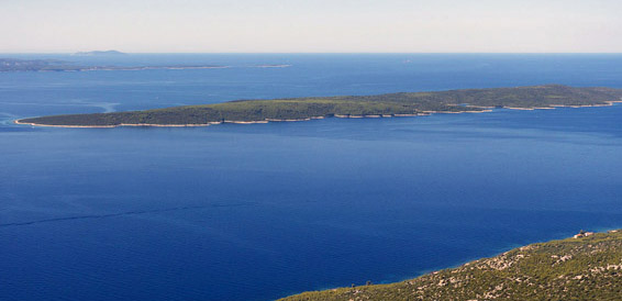 Scedro Island, cruising region Central Dalmatia