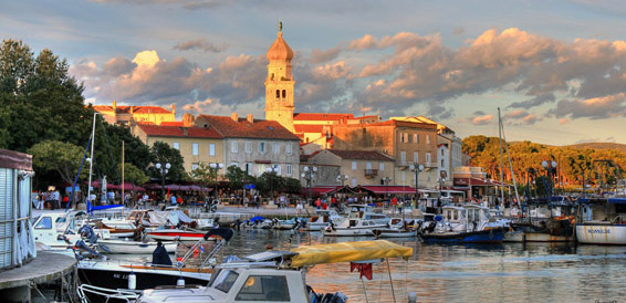 Krk, Krk Island, cruising region Istria and Kvarner