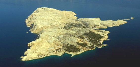 Goli otok, Rab Island, cruising region Istria and Kvarner