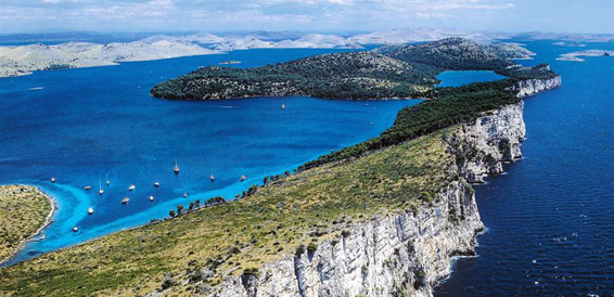 Dugi otok Island, cruising region Northern Dalmatia