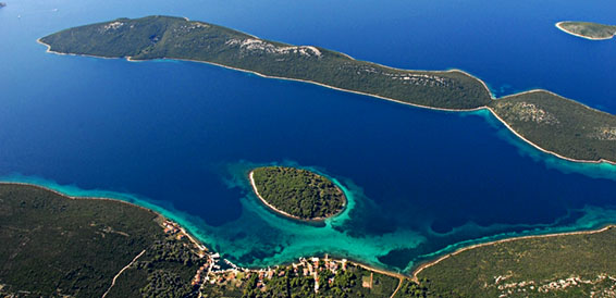 Molat Island, cruising region Northern Dalmatia