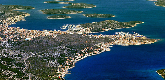 Murter Island, cruising region Northern Dalmatia
