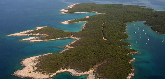 Olib Island, cruising region Northern Dalmatia