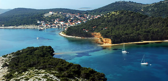 Vrgada Island, cruising region Northern Dalmatia