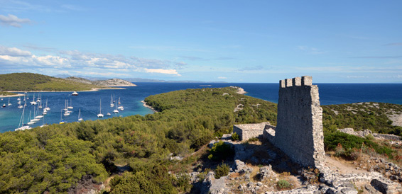 Zirje Island, cruising region Northern Dalmatia