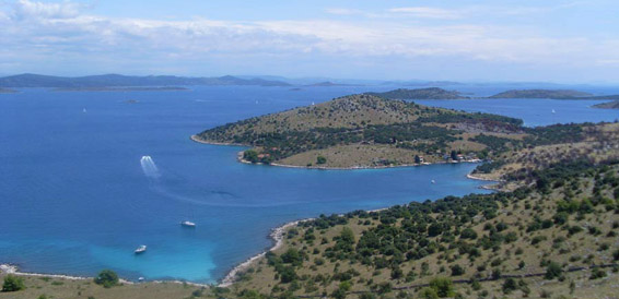 Zut Island, cruising region Northern Dalmatia