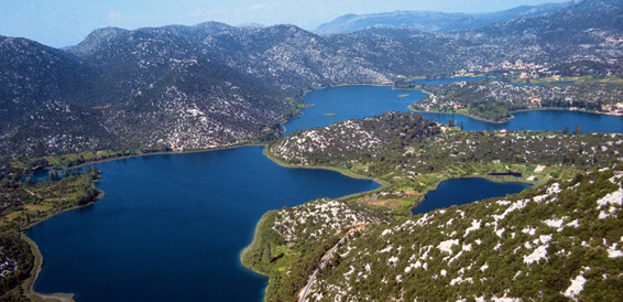 Bacinska jezera, cruising region Southern Dalmatia