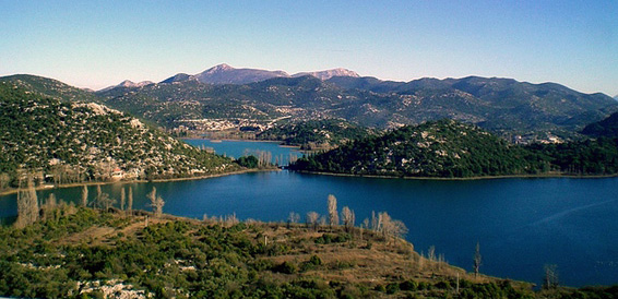 Bacinska jezera, cruising region Southern Dalmatia