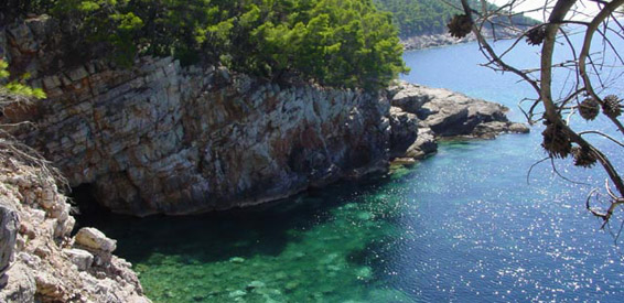Mljet Island, cruising region Southern Dalmatia